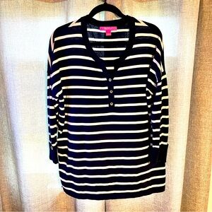 Lily Pulitzer 3/4 sleeve top Large